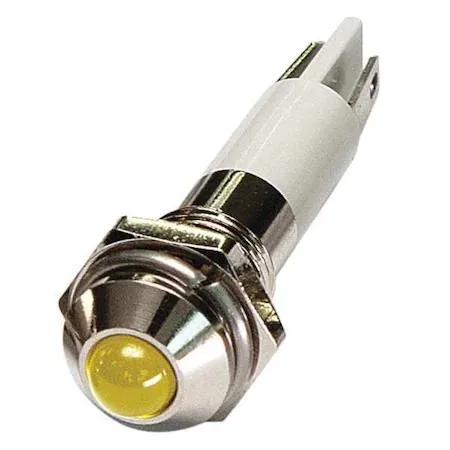 Value Brand Value Brand Raised Panel Light Yellow 24 V DC 8mm Mounting — product photo