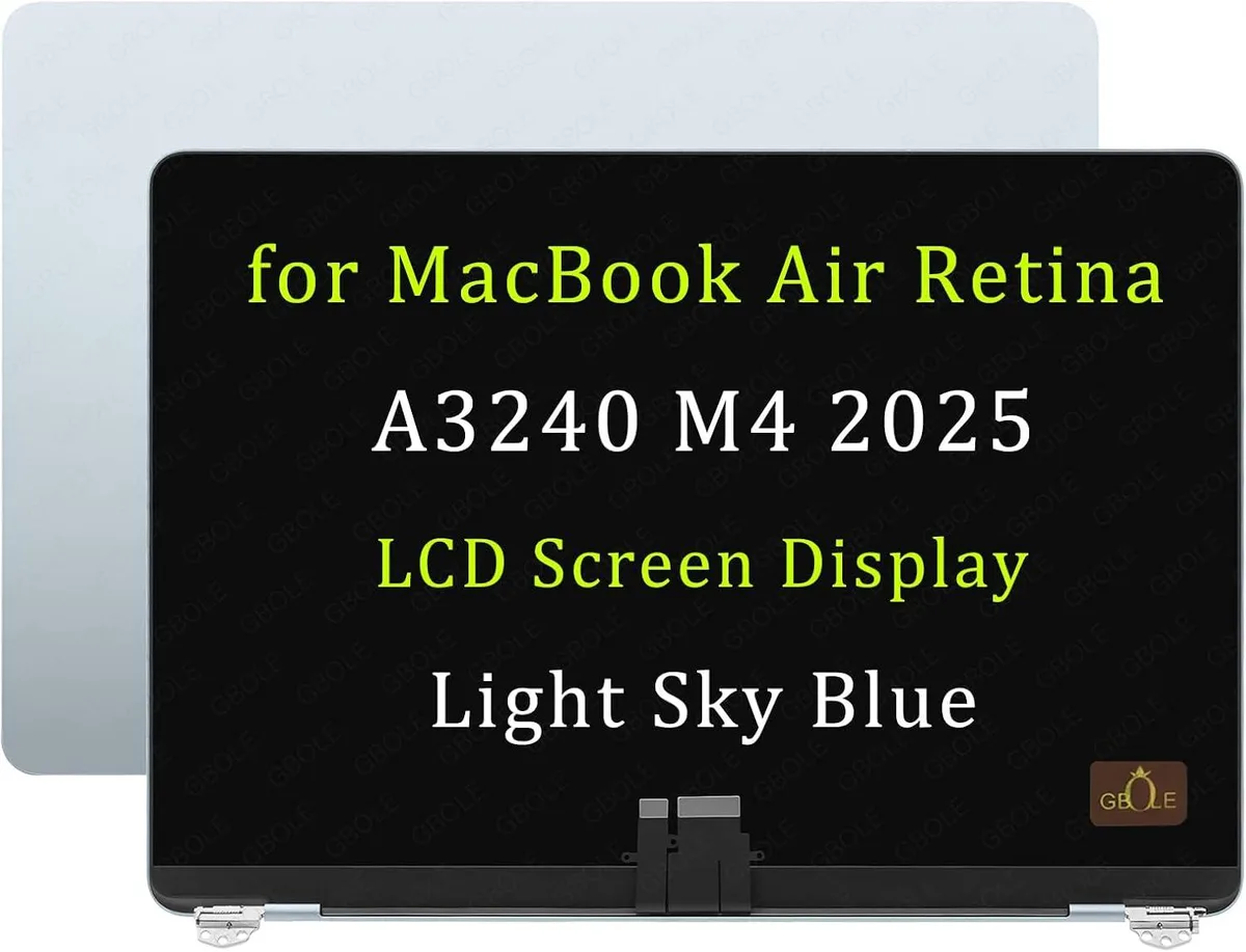 NUOLAISUN NUOLAISUN A3240 M4 Screen Replacement for MacBook Air 2025 Light Sky Blue — product photo