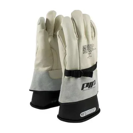 PIP PIP 148-4000/7 Top Grain Cowhide Protector Gauntlet Cuff Straight Thumb Size 7 — product photo
