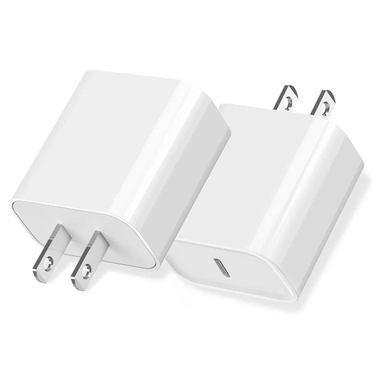 ONITOON ONITOON 20W PD USB-C Wall Charger 2-Pack iPhone 16/15 Pro Max/Plus — product photo
