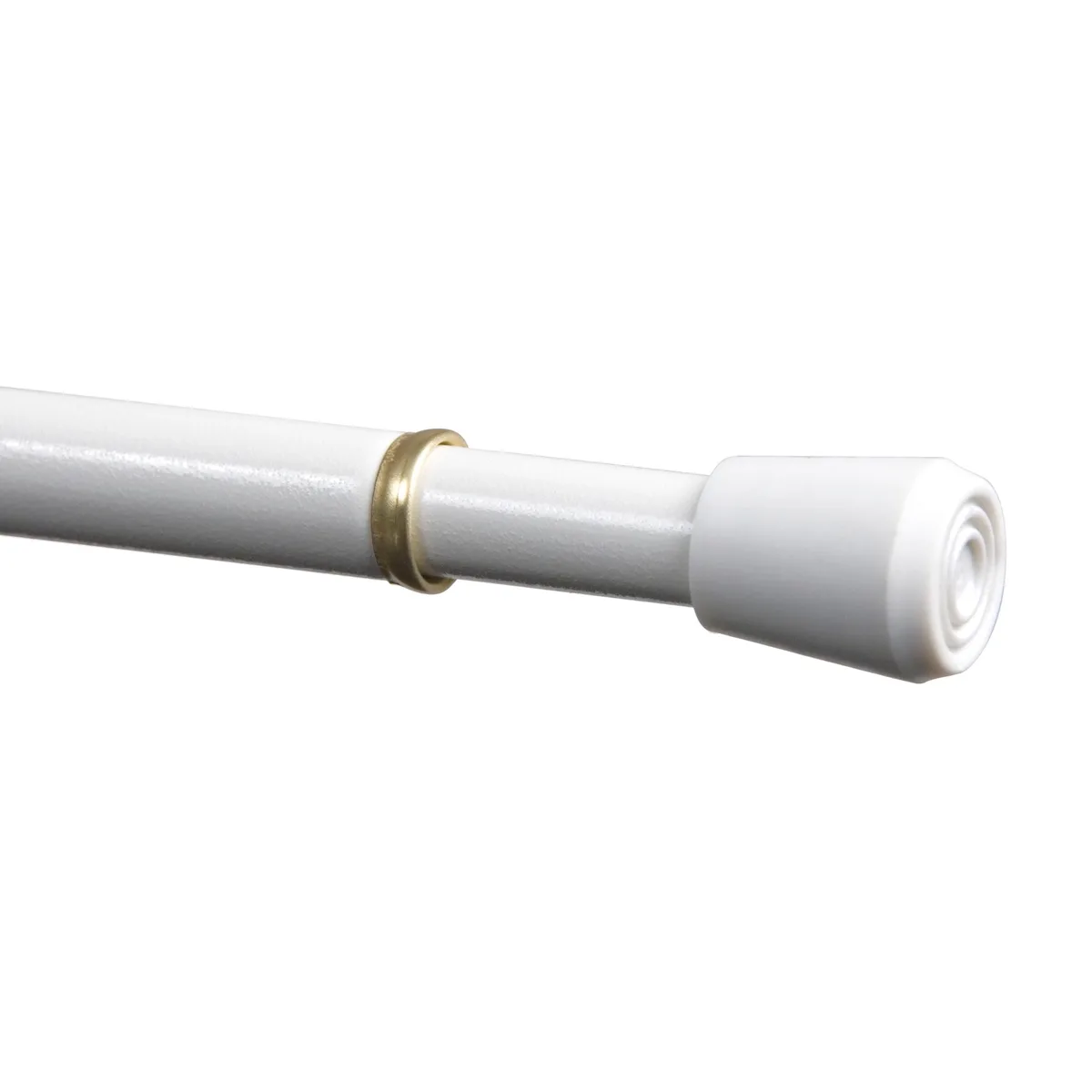 Mainstays Mainstays Adjustable Tension Curtain Rod 28-48 in White 7/16 in — product photo