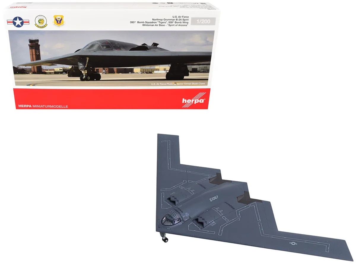 Herpa Herpa Northrop Grumman B-2A Spirit "Spirit of Arizona" 1/200 Diecast Hobby Collectible — product photo