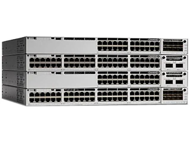 Cisco Systems, Inc. Cisco Systems, Inc. C9300-48P-E 48-port PoE+ network switch — product photo
