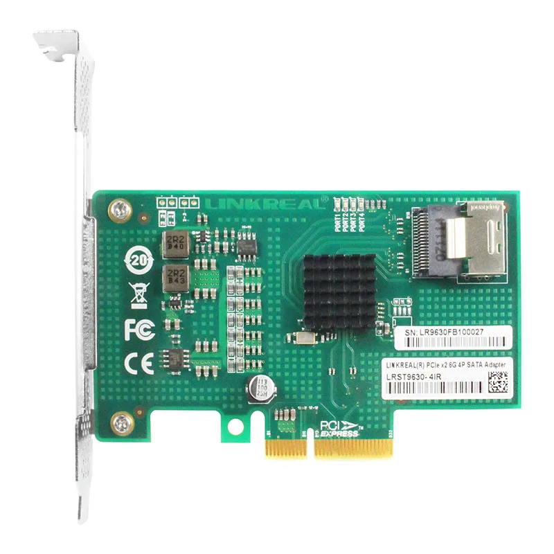 Shenzhen Lianrui Information Technology Shenzhen Lianrui Information Technology 4-Port SATA 6.0 Gbps RAID Controller Card — product photo