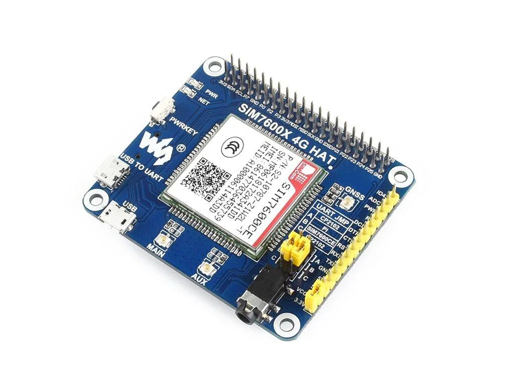 LORDWORLD LORDWORLD SIM7600G-H 4G GNSS HAT development board — product photo
