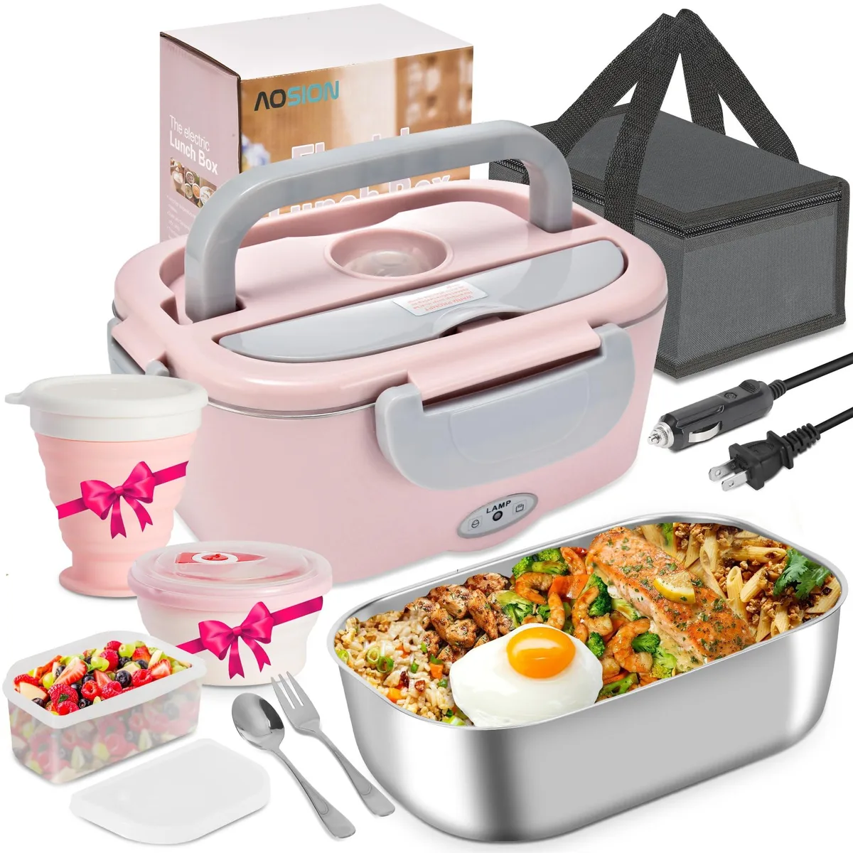DNBeffulgent DNBeffulgent FH Pink 80W 1.5L Warming Tray — product photo