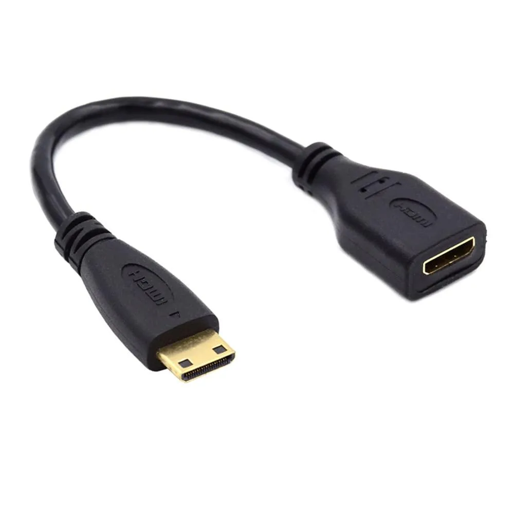 Fervit Fervit 15cm Mini HDMI Type-C Female to Male Adapter Cable — product photo