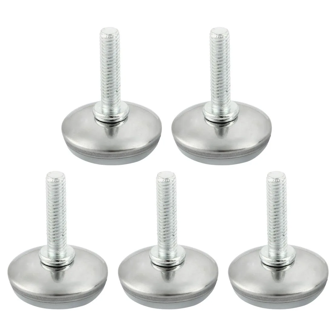 Unique-Bargains Unique-Bargains M6 25mm Leveling Feet 5 Pcs White — product photo