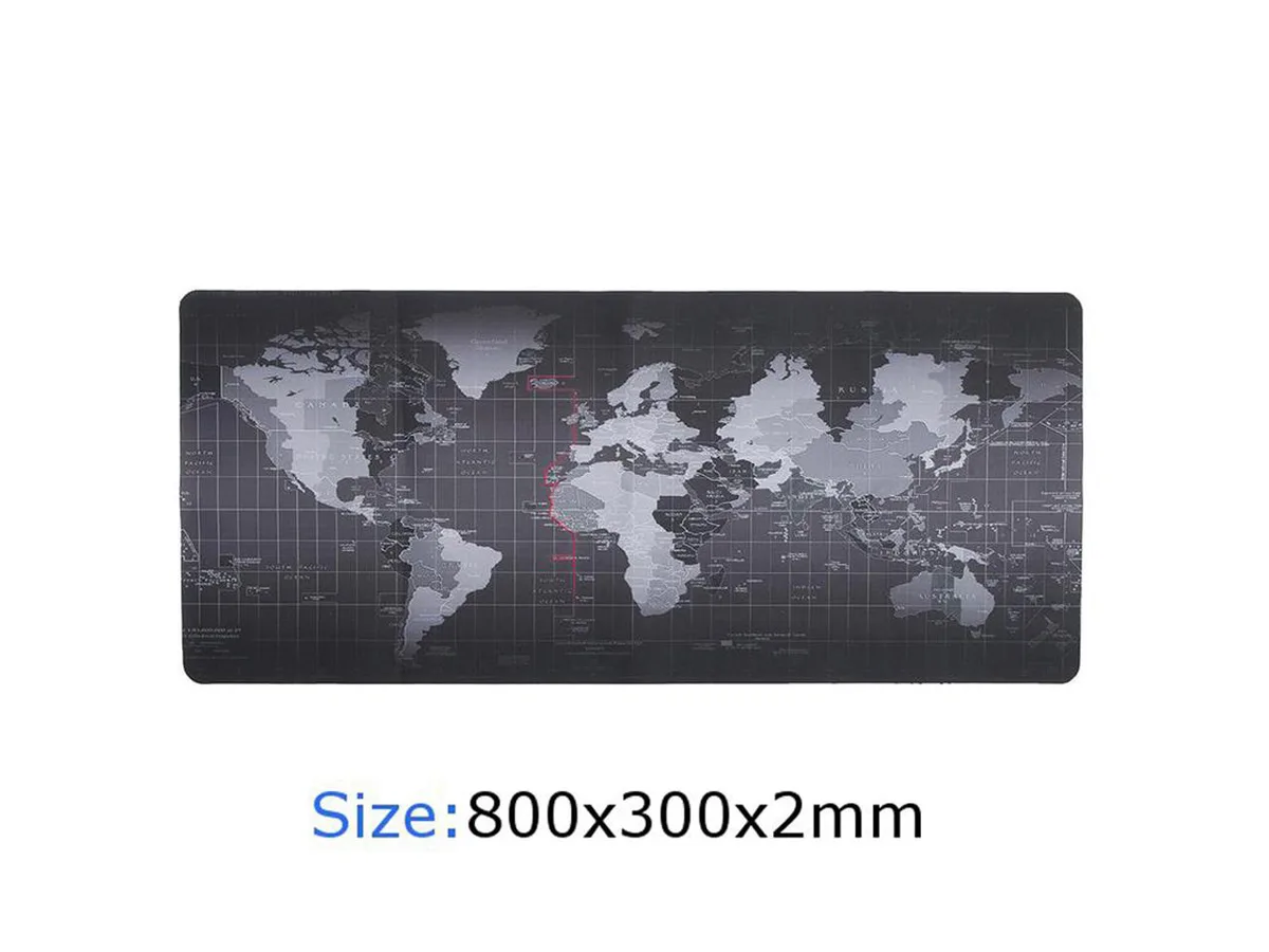 ESTONE ESTONE WorldMap XL Gaming Mouse Pad 800×300×2mm — product photo