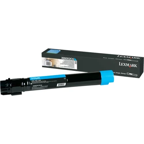Lexmark Lexmark X950X2CG cyan toner cartridge, 22000 pages — product photo