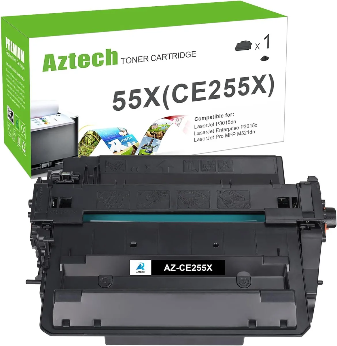 NuoTo NuoTo 55X CE255X High Yield Toner Cartridge Black 12500 Pages — product photo