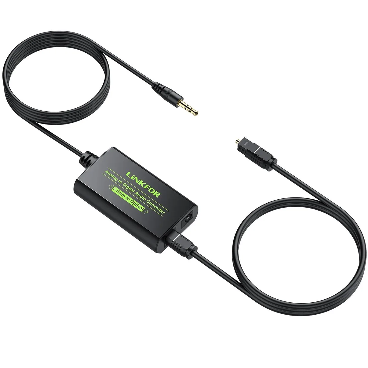  LiNKFOR ATD-03 3.5mm to SPDIF Audio Adapter with 1.2m Optical Cable — product photo