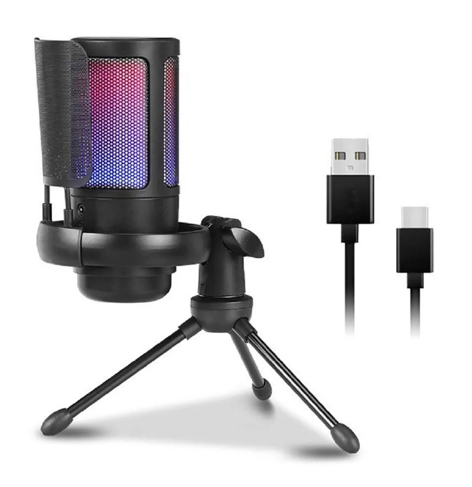 Corn Electronics Corn Electronics USB Condenser Microphone Black 24-bit 192 kHz — product photo