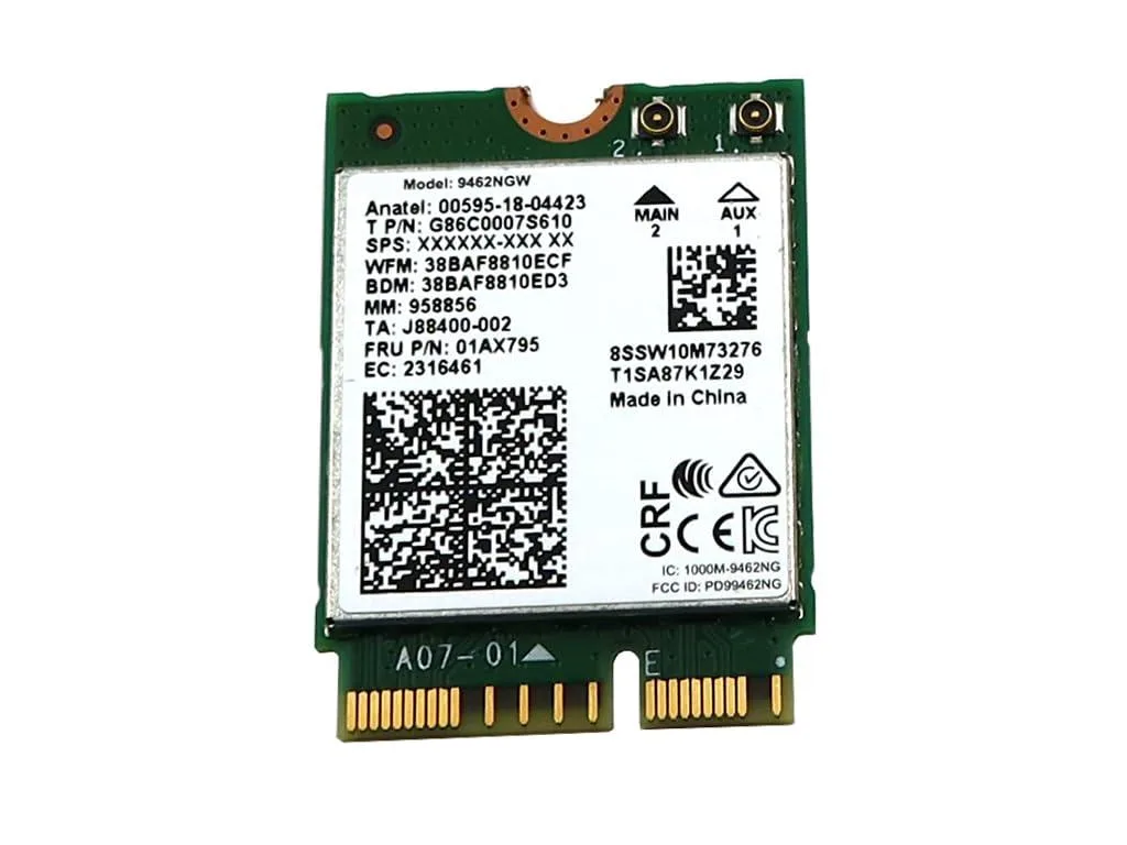 Intel Intel 9462NGW Wi-Fi 5 Bluetooth 5.1 M.2 CNVio adapter — product photo