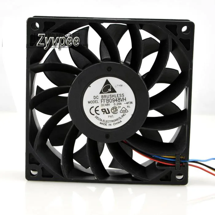 Zyvpee Zyvpee FFB0948VH 92*25mm DC48V 0.26A 3-pin server case fan — product photo