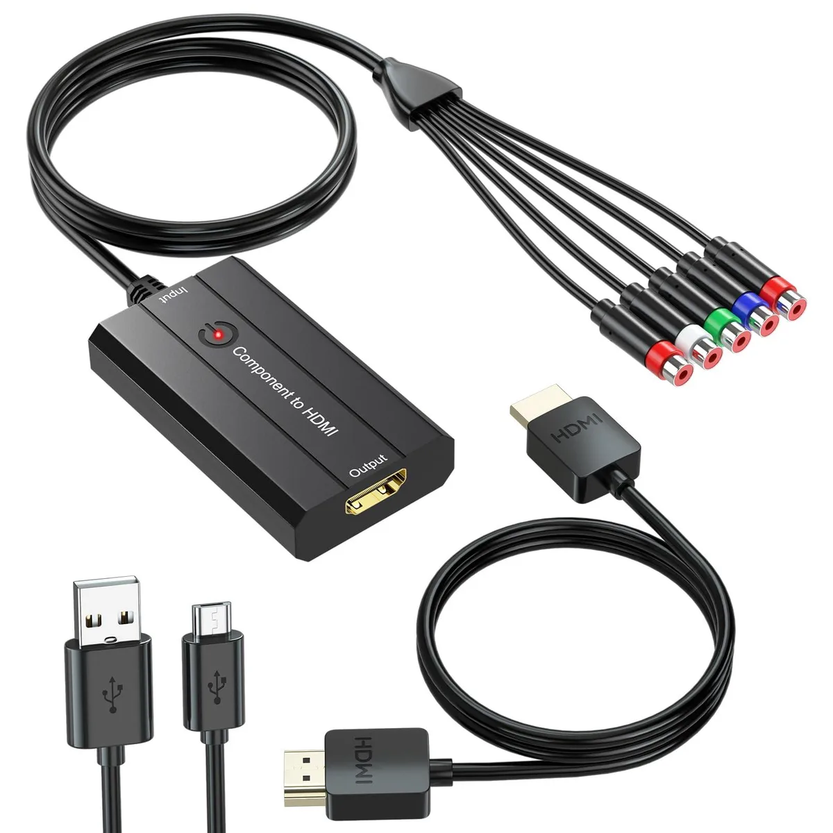  AVer Die Xi Component to HDMI Media Converter 1080p Black — product photo