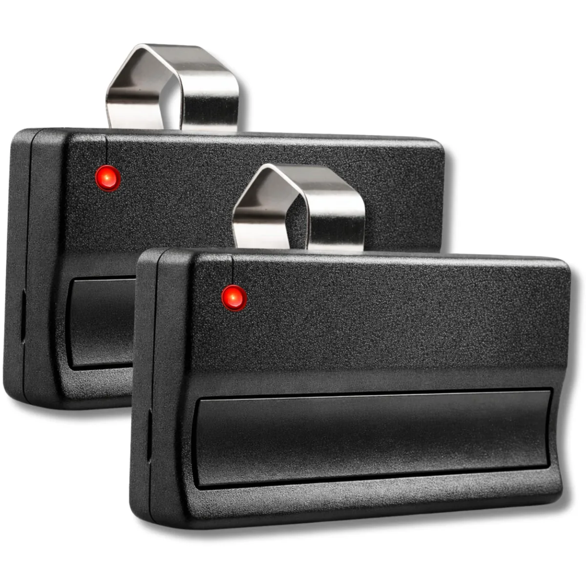  2X Garage Door Opener Remote TCKSP5504 371LM 315 MHz Purple Button — product photo
