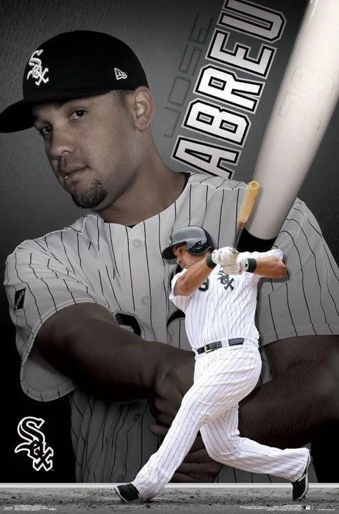 Chicago White Sox Jose Abreu poster print 22 by 34 inches