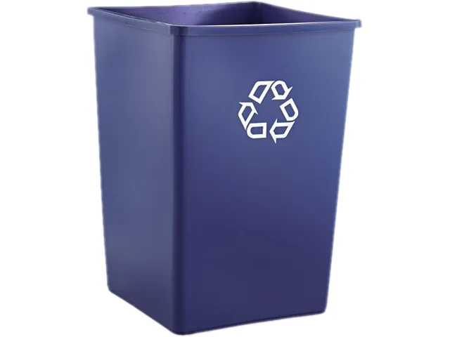 Rubbermaid Commercial Rubbermaid Commercial RCP 3958-73 BLU 35 gal Square Recycling Container — product photo