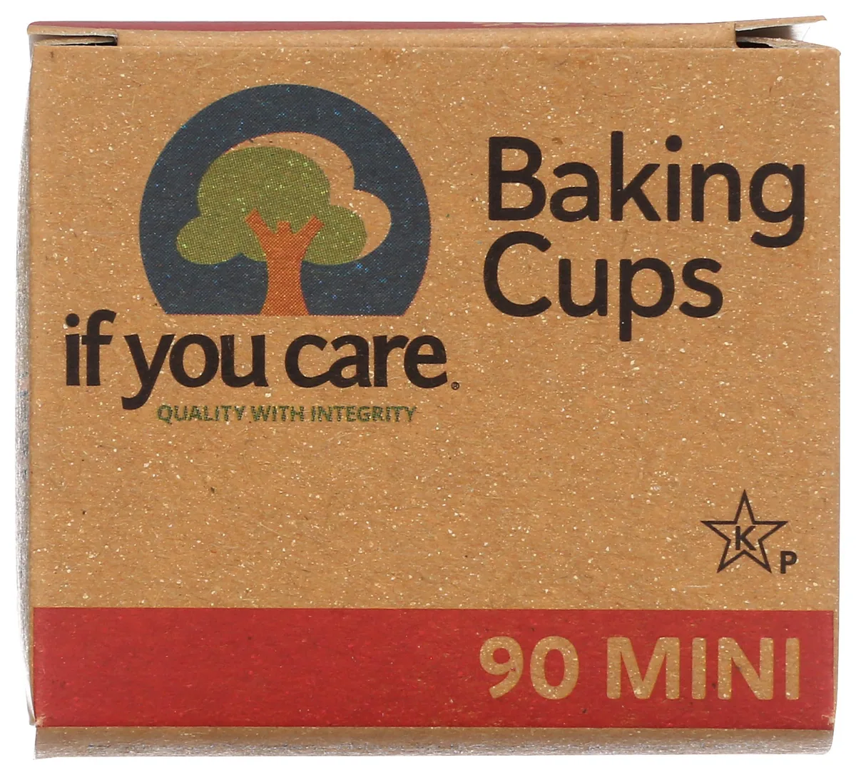 Pack of 90 white biodegradable cardboard mini baking cups