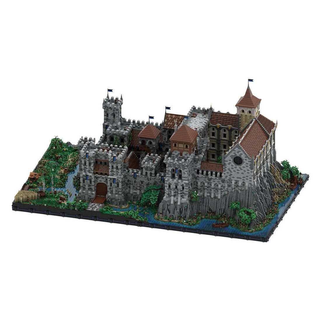 ZITIANYOUBUILD ZITIANYOUBUILD MOC-131299 Medieval Castle 51 Modules 112644 Parts — product photo