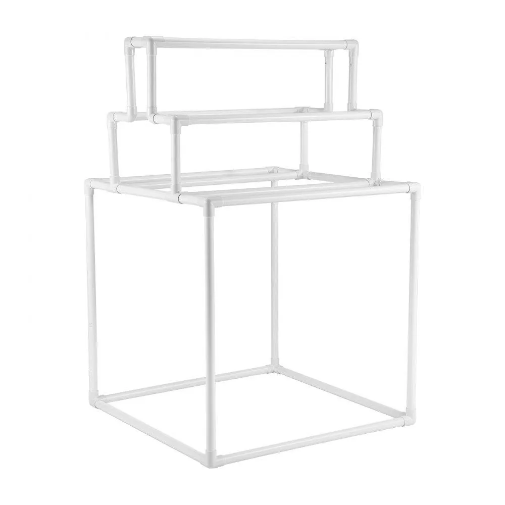 VEVOR VEVOR 8-Bar PVC Towel Rack 900×1390 mm White — product photo