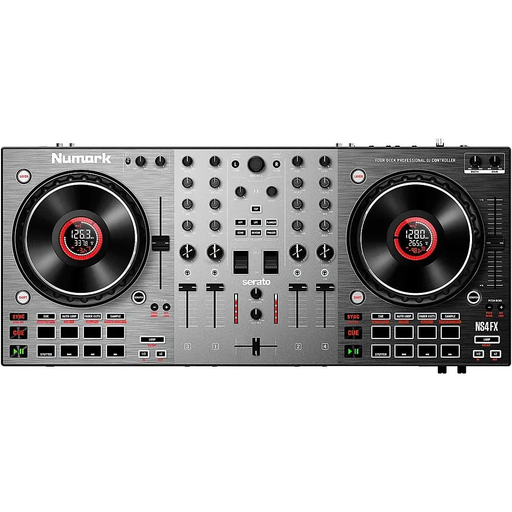 Rane Rane Four 4-Channel Stems DJ Controller 16 Pads 22 FX Black — product photo