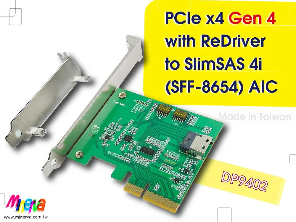 Innocard Innocard PCIe x4 Gen4 ReDriver to SlimSAS 4i AIC — product photo