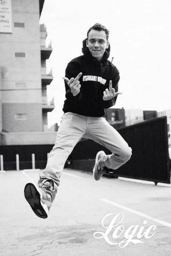 Unframed Logic Jump poster print, 24 by 36 inches, rolled in protective tube