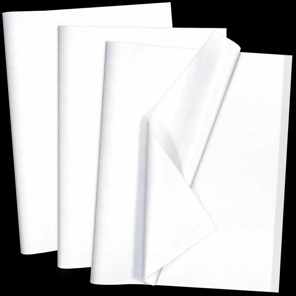 Artdly White Tissue Paper 14 x 20 Inches 100 Sheets 22 Weight — product photo