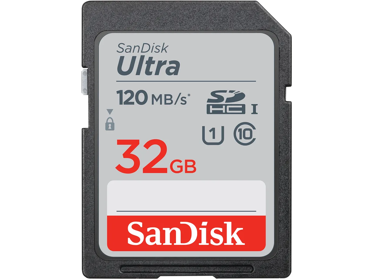 SanDisk SanDisk 32GB Ultra SDHC UHS-I Class 10 120MB/s Memory Card (SDSDUN4-032G-GN6IN) — product photo