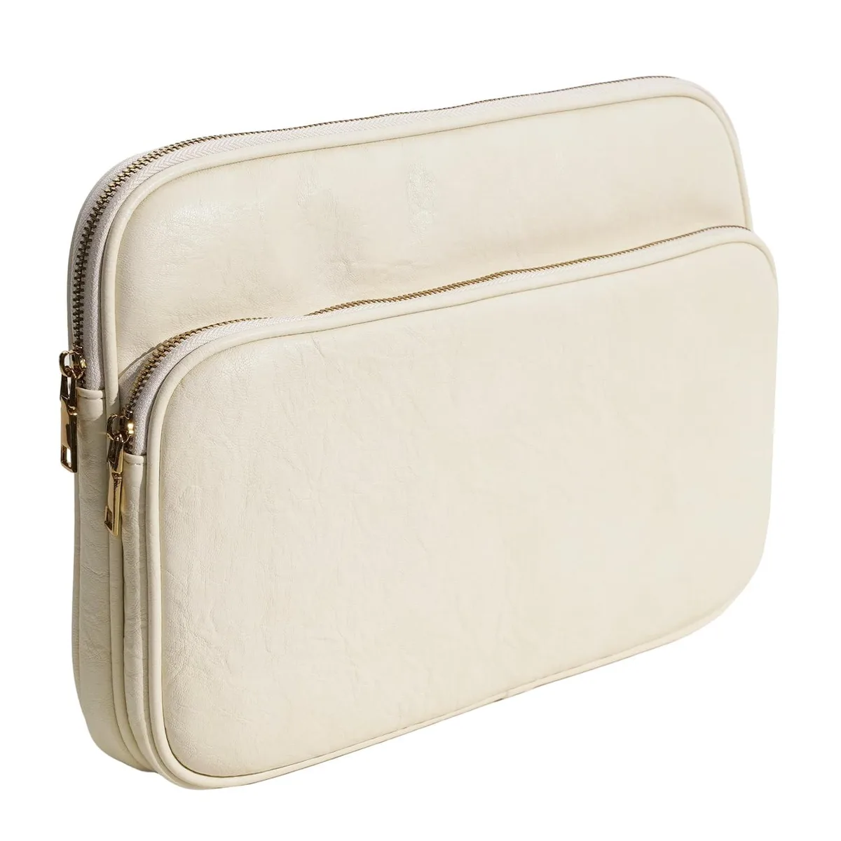 GSM Outdoors GSM Outdoors 13 Inch Laptop Sleeve Cream 2 in 1 accessory — product photo
