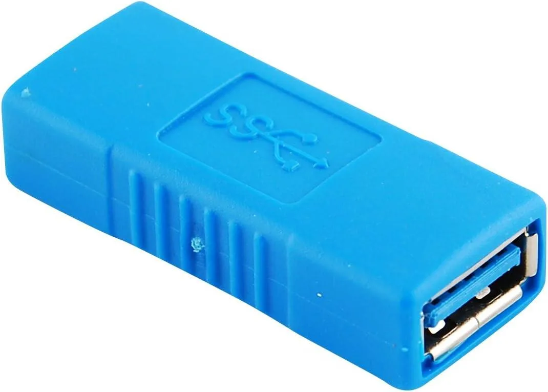 JacobsParts Inc. JacobsParts UB3-A-COUP USB 3.0 Female-to-Female Coupler Blue — product photo
