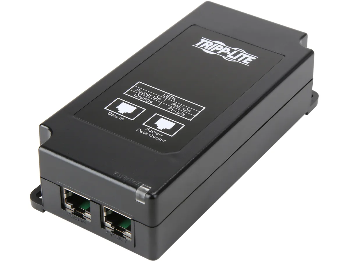Tripp Lite Tripp Lite NPOE-30W-1G Gigabit PoE+ Injector 30W 1-Port power adapter — product photo