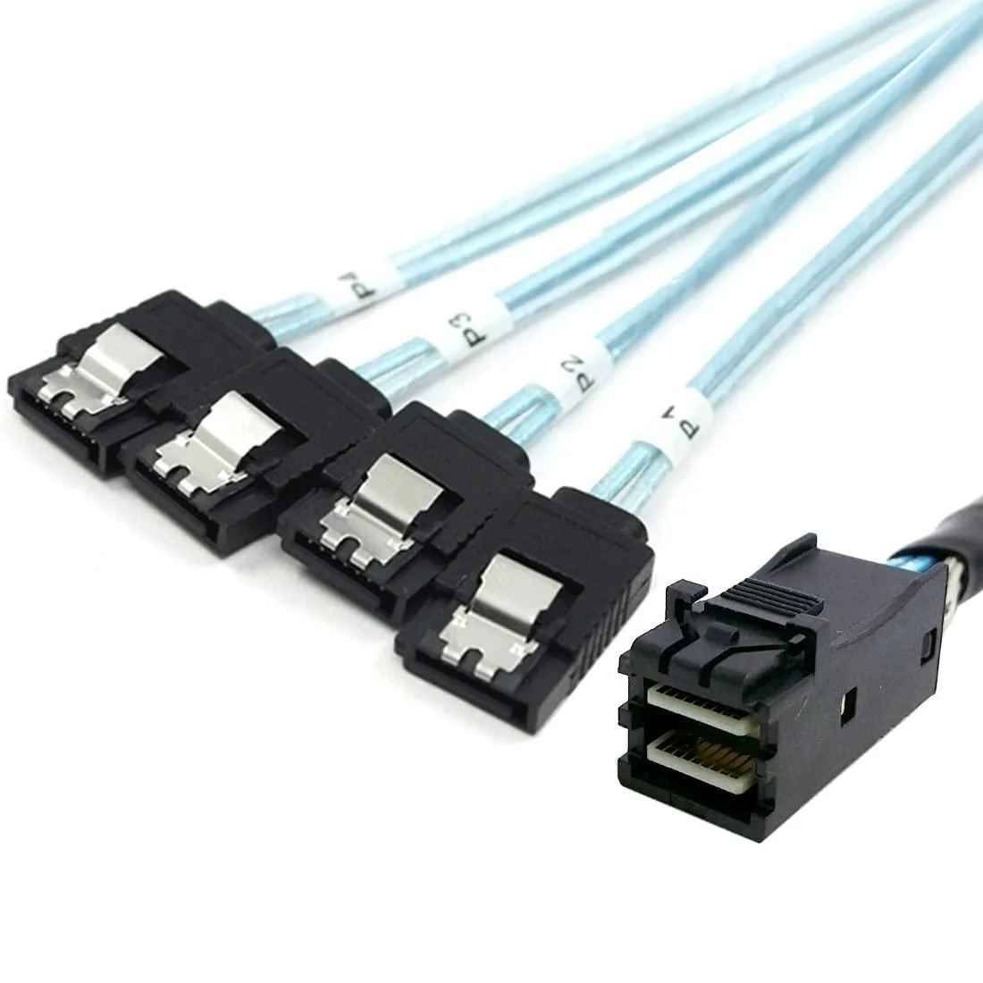 Vszerda Vszerda Mini SAS SFF-8643 1-to-4 SATA 7Pin 0.5m Cable — product photo