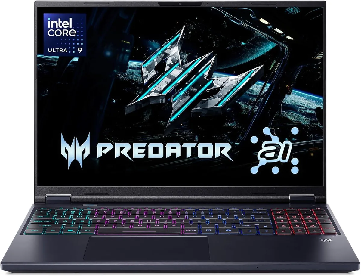 Acer America Acer Predator Helios Neo 16 AI Gaming Laptop Ultra 9 275HX RTX 5070 Ti 12GB 16GB 1TB — product photo