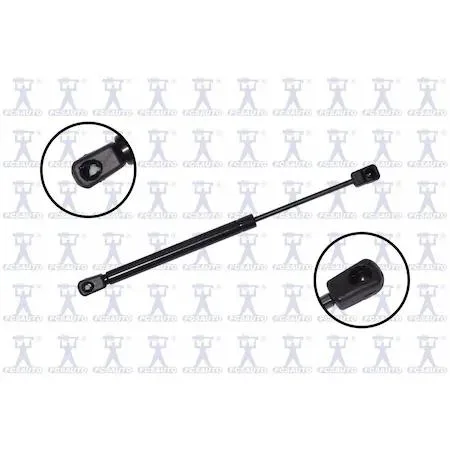Transparent automotive hood lift support, model 86372