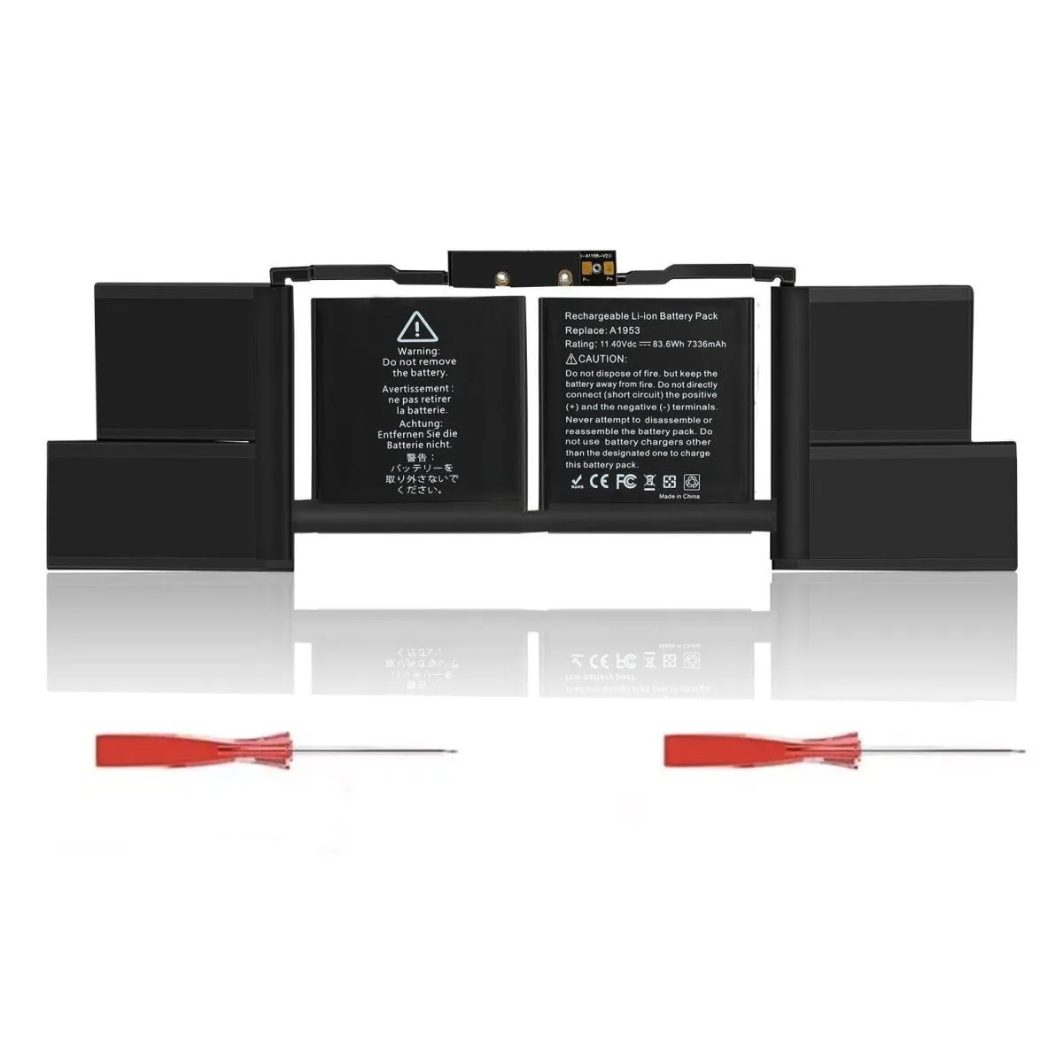 Damaite Damaite A1990 15" 83.6Wh 11.4V 6-cell laptop battery — product photo