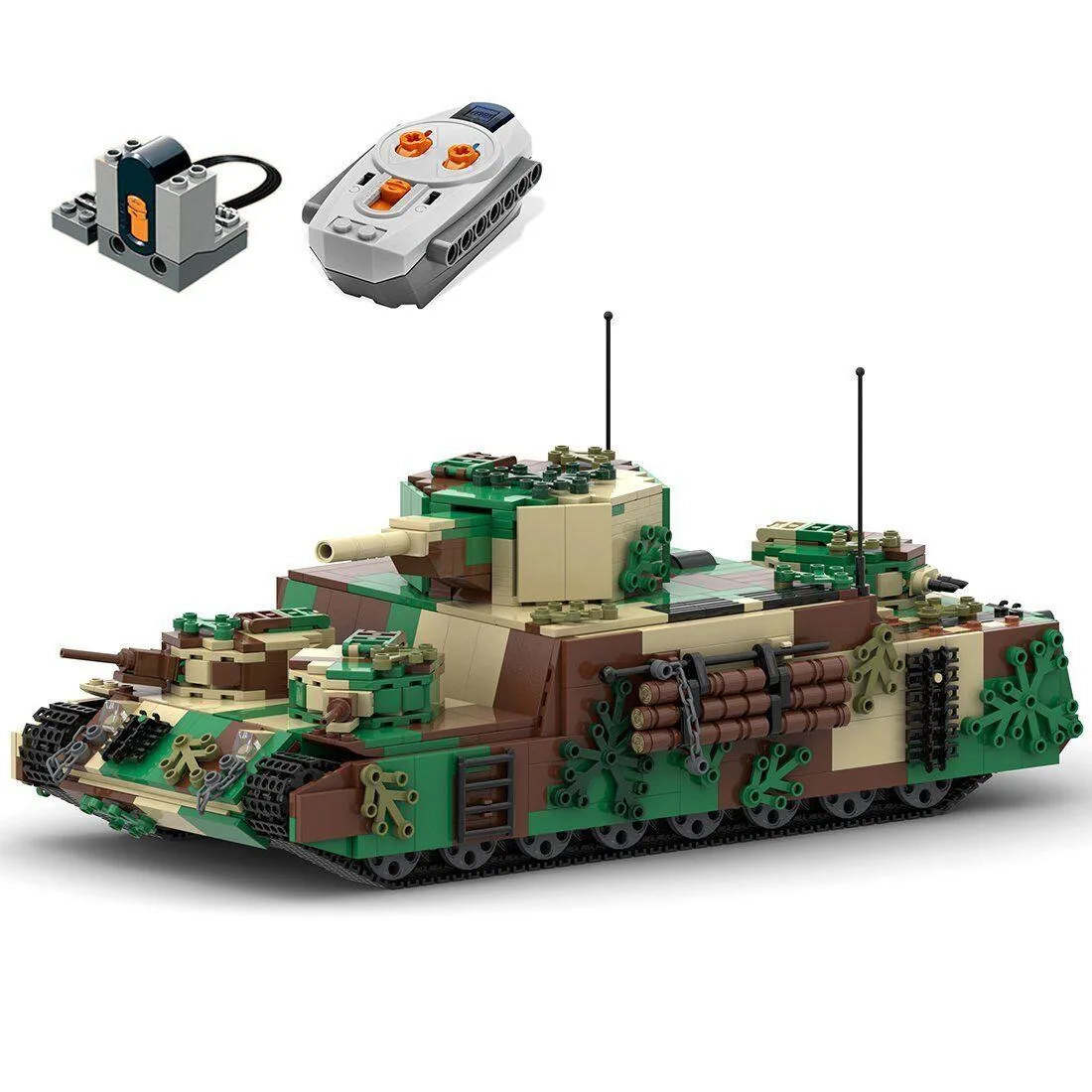 ZITIANYOUBUILD ZITIANYOUBUILD MOC-55856 1/30 O-I Super Heavy Tank 1884 Parts Educational — product photo