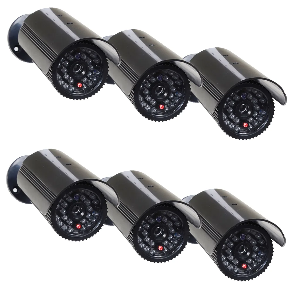 VideoSecu VideoSecu DMYIR6-N1 6 Pack Dummy CCTV Camera Black — product photo