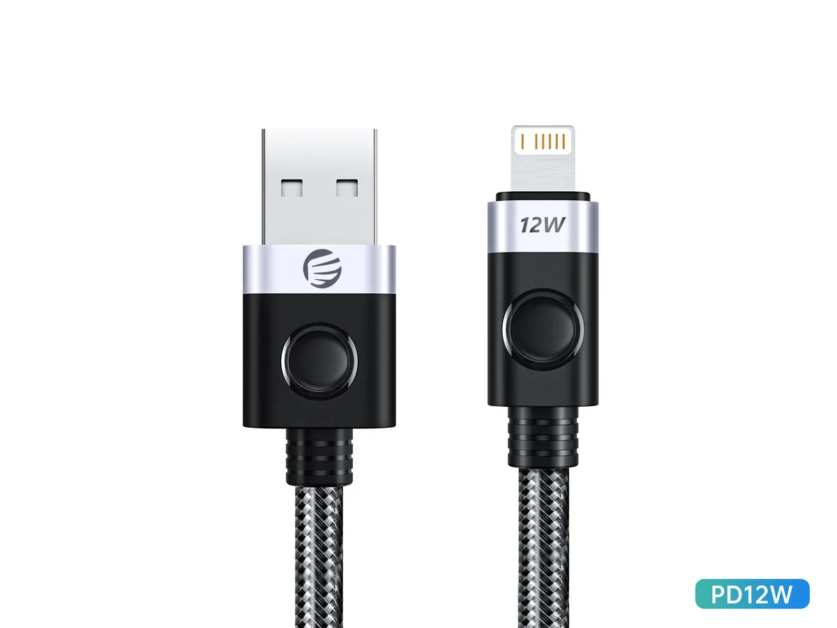 Orico Orico USB-A to Lightning Cable PD 12W 1.5 m Black — product photo