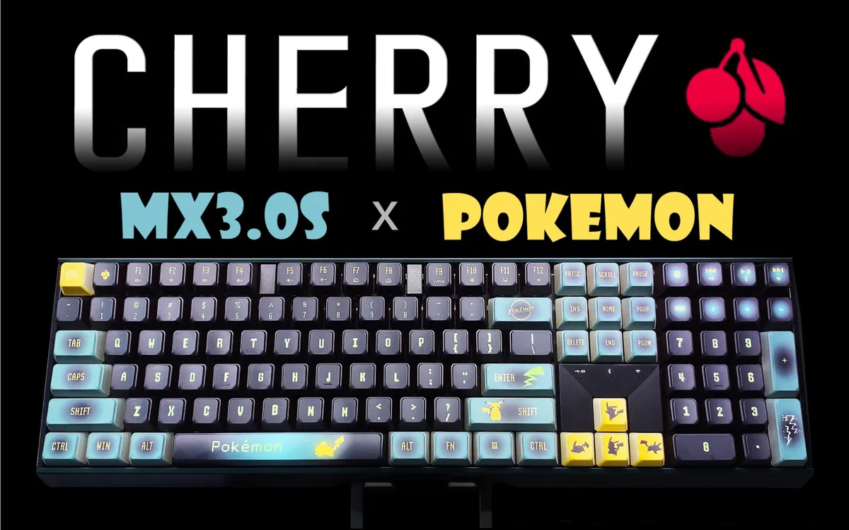 Cherry Cherry MX 3.0S Pokemon Pikachu Special Edition Gaming Keyboard — product photo