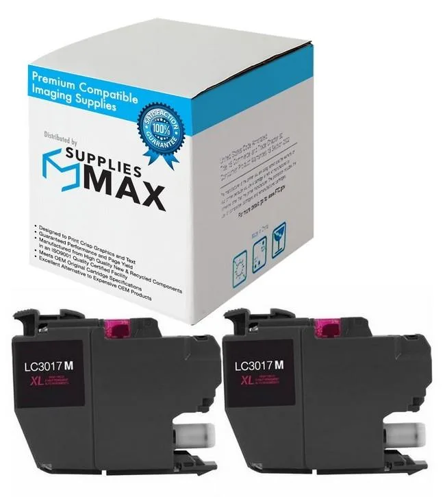 SuppliesMax SuppliesMax LC-3017M Magenta High Yield Inkjet 2-Pack 550 Pages — product photo