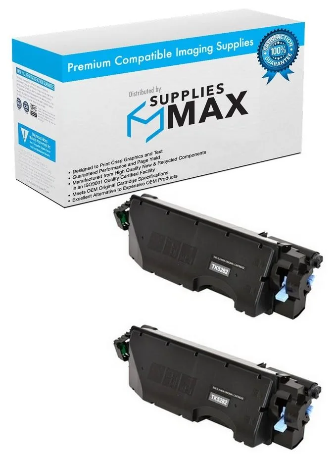 SuppliesMax SuppliesMax KYO1T02TW0US0_2PK Black Toner Cartridge 2 Pack 13000 Pages — product photo