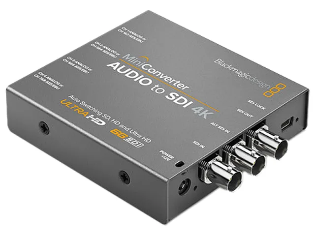 Blackmagic Design Pty. Ltd. Blackmagic Design Pty. Ltd. CONVMCAUDS4K Audio to SDI 4K Media Converter — product photo