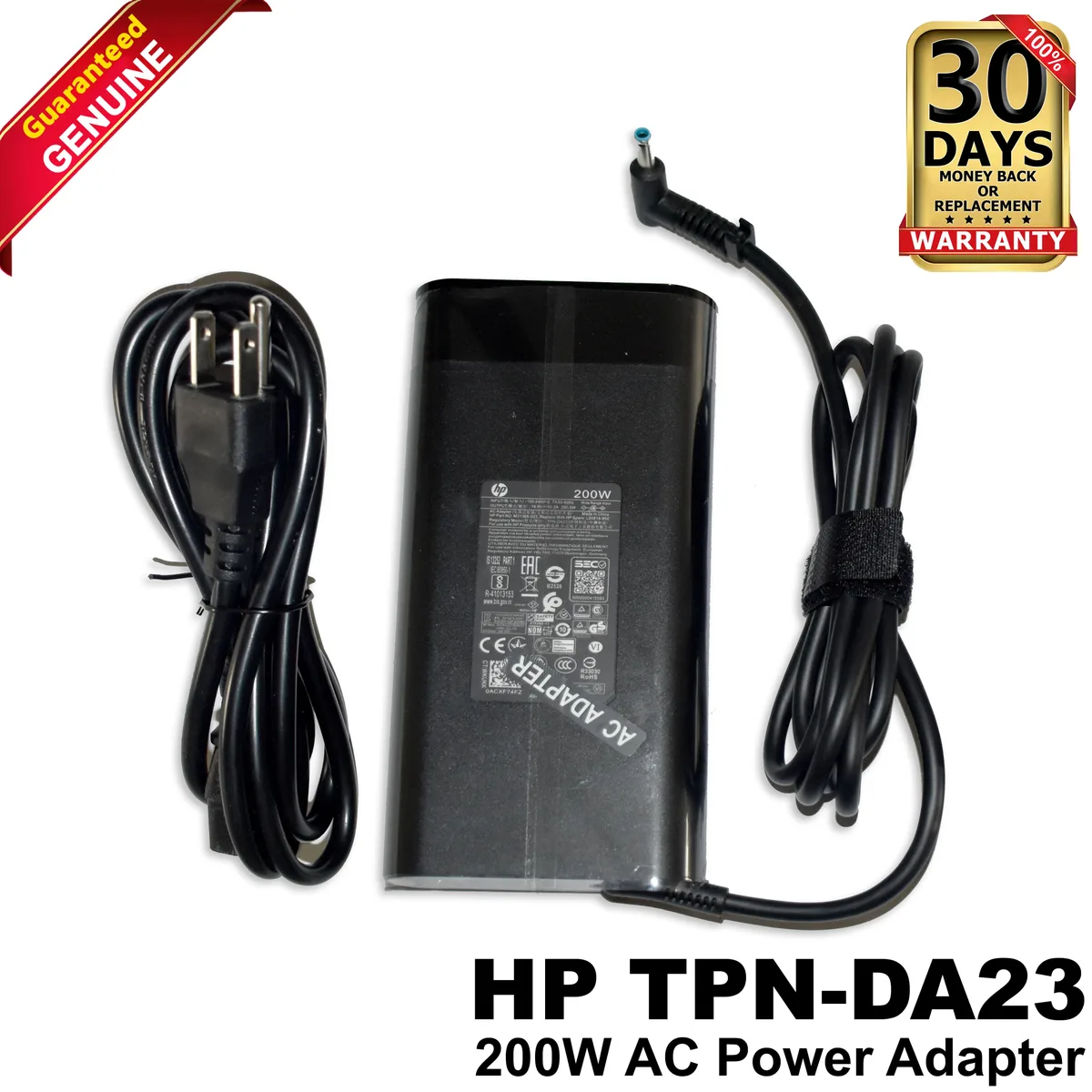HP HP TPN-DA21 19.5V 10.3A 200W laptop replacement part — product photo