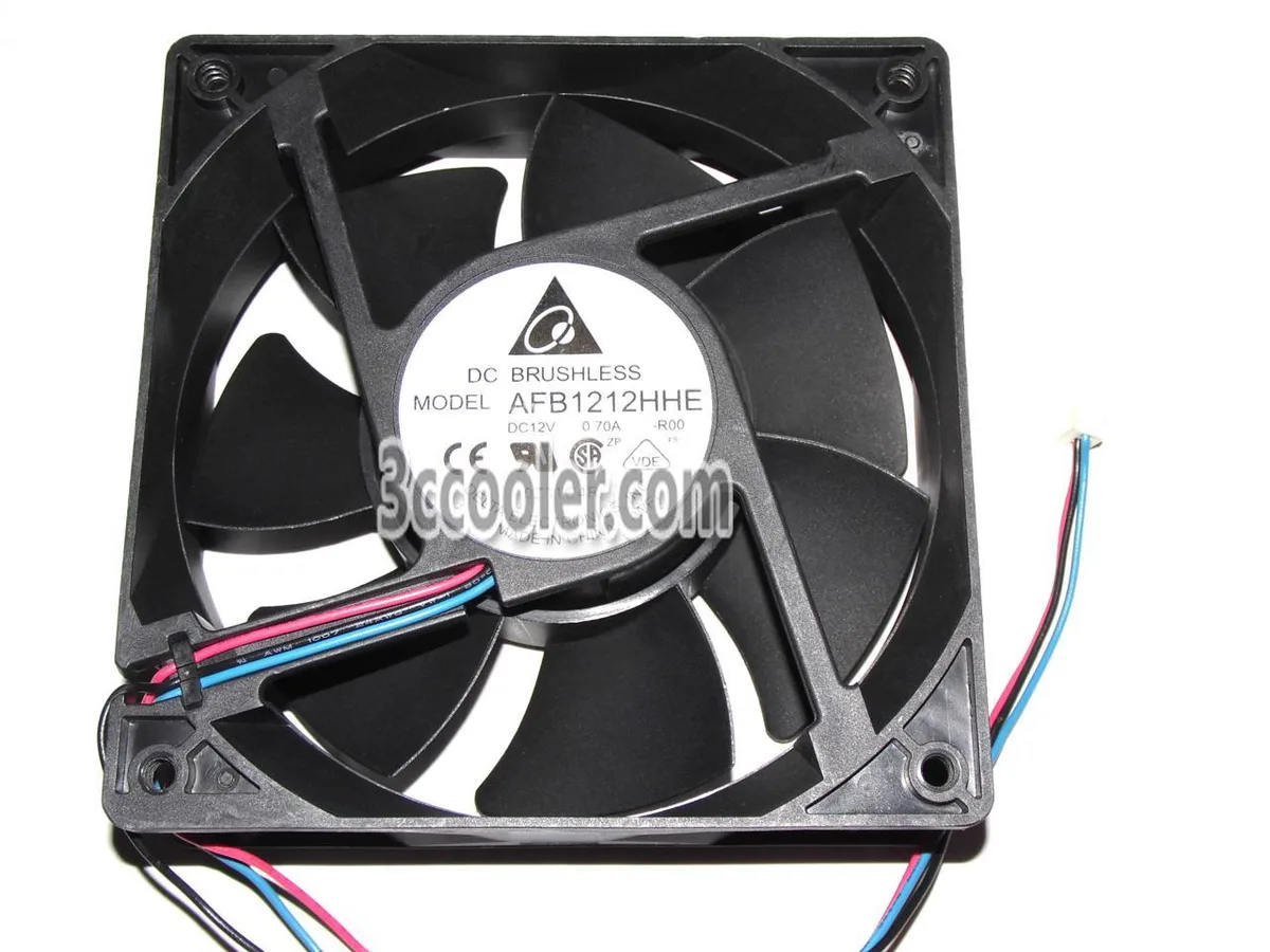 Zyvpee Zyvpee AFB1212HHE R00 12V 0.7A 3 Pin 120x38mm case fan — product photo