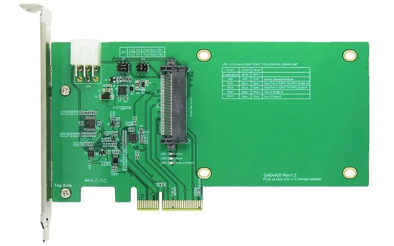 Innocard Innocard PCIe Gen4 to U.3 2.5" SSD PWRDIS Enable — product photo