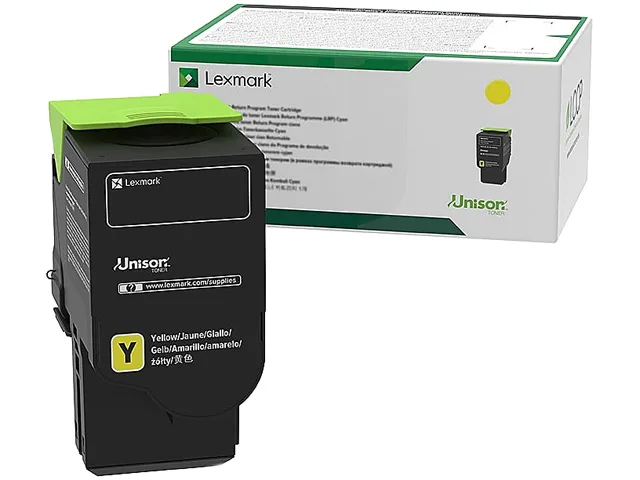Lexmark Lexmark 78C1UY0 toner cartridge yellow 7000 pages — product photo