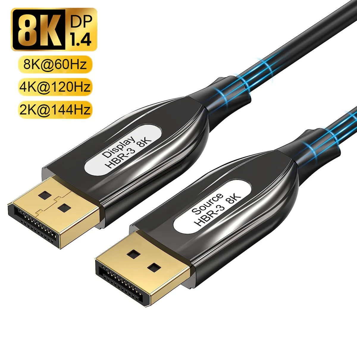 ESTONE ESTONE TJ-A013 20m DisplayPort 1.4 fibre optic cable — product photo